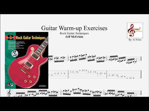 Rock Guitar Techniques - Warm-up Exercises - 60 bpm and 100 bpm by: Jeff McErlain