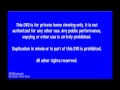 FBI Warning