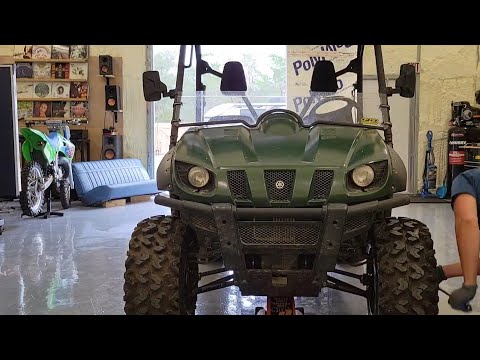 Yamaha Rhino Tie Rod, Wheel Bearing, Spindle and Ball Joint Replacement