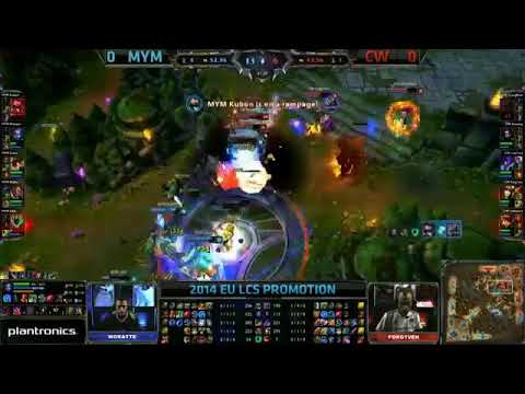 MYM VS CW Cowtard Khazix Epic Game 1 Highlights   2014 EU LCS Promotion Tournament HQ