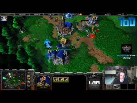 Warcraft III #268 - ToD & Grubby 2v2 vs Undead&Orc (TurtleRock)