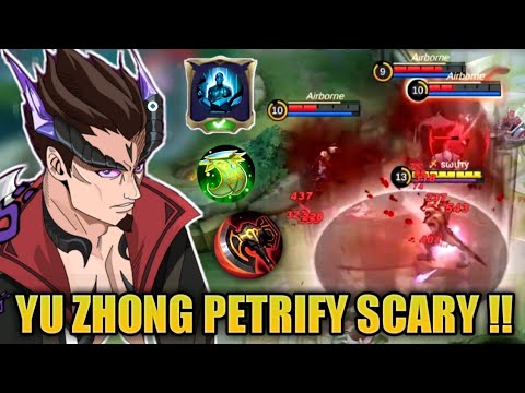 PETRIFY SCARY! GAMEPLAY YU ZHONG AGGRESSIVE | Build Top Global Yu Zhong - Mobile Legends