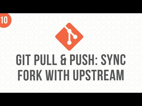 Git Pull Push Sync Github Fork with Original Upstream Project after changes