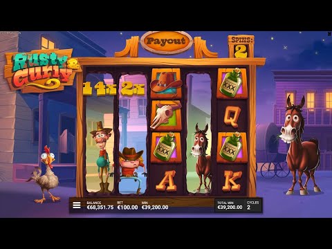 🎰 Rusty & Curly Slot Bonus Game Big Win x1110 💰 Online Casino