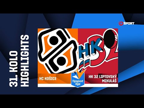 31. kolo: HC Košice - HK 32 Liptovský Mikuláš 4:3 (2:2, 1:1, 1:0)