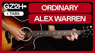 Ordinary Guitar Tutorial Alex Warren Guitar Lesson |Chords + Strumming|