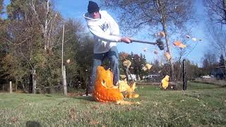preview picture of video 'Pumpkin Vs. Sledgehammer'