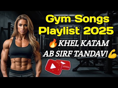 Best Hindi Gym Songs Playlist 2025 | Non-Stop Workout Motivation