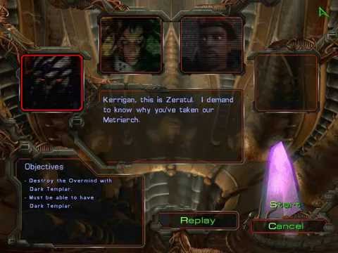 StarCraft Brood War Zerg Campaign: The Queen Of Blades Miss 8 To Slay The Beast Intro Cinematic