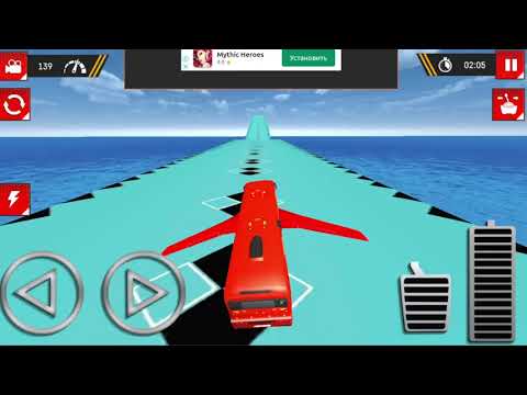 Impossible Bus Stunt Driving - Mega Ramp Racing Driving Simulator - Android GamePlay