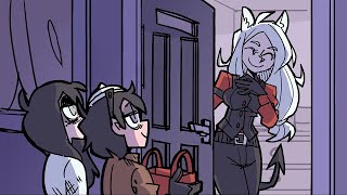 (Helltaker Comic Dub) Halloween with Cerberus