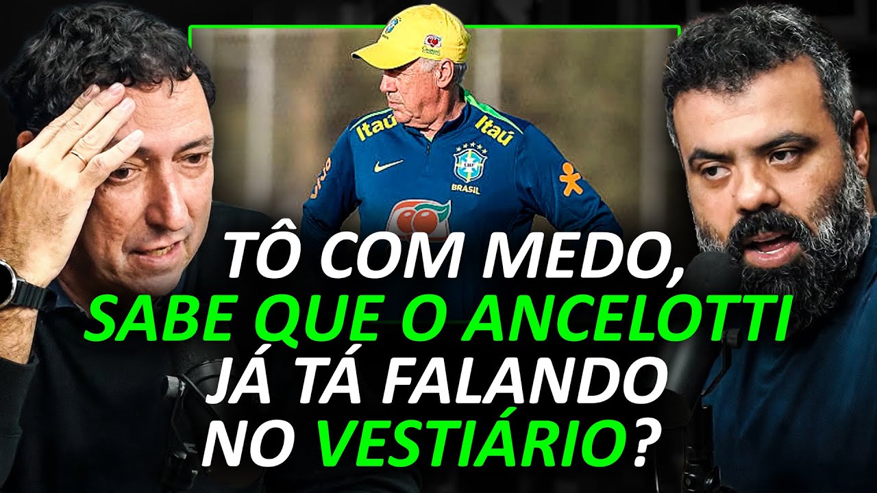 ANCELOTTI na SELEÇÃO: O PROBLEMA É MUITO + GRAVE... [com PVC]