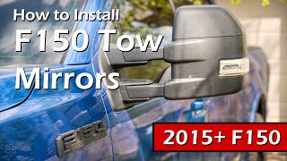 How To Install F-150 Power Folding Tow Mirror Upgrade