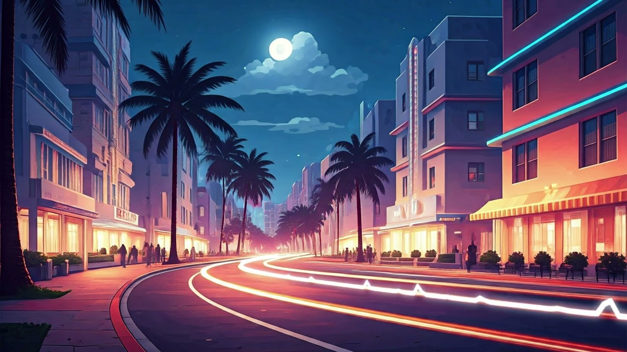 1 AM & Lost in Miami - LoFi Hiphop / Chill Beats / Study Music