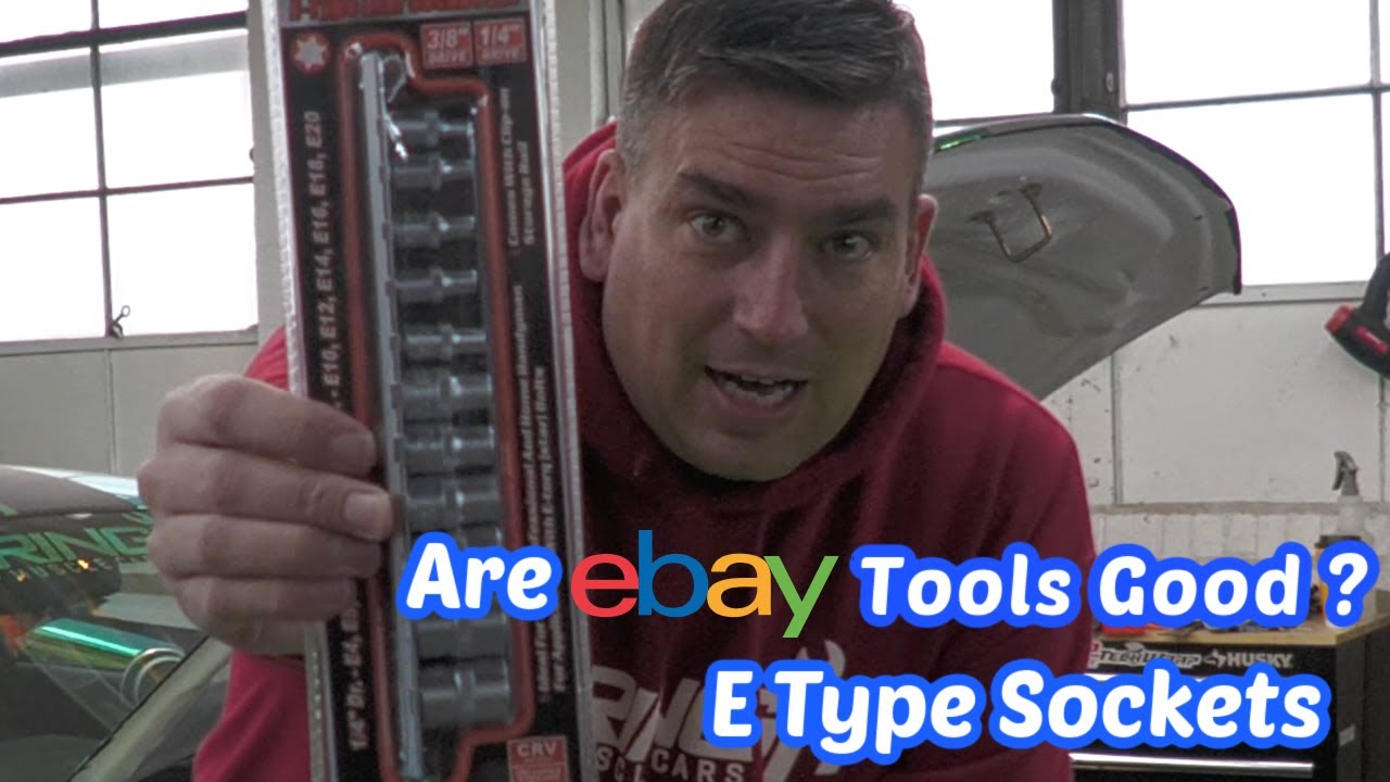 11 pc Torx Star Bit External Female E Socket Set Automotive Shop Tools with Rail Review