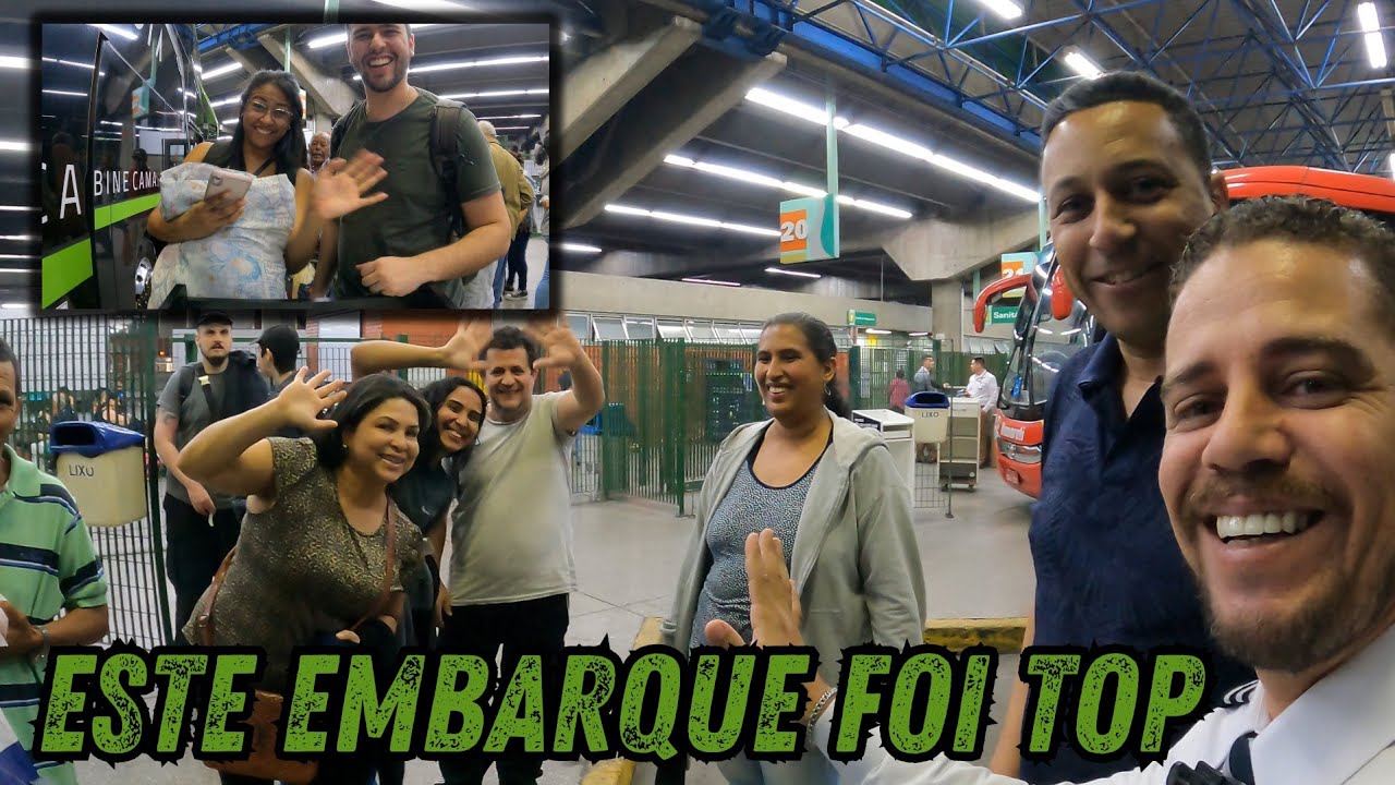 EMBARQUE NA BARRA FUNDA, COM UMA GALERA TOP