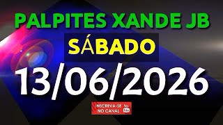 PALPITE DIA 13/06/2026 | JOGO DO BICHO TODAS AS LOTERIAS 