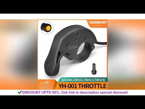 Ebike 36V/48V/52V/60V BAFANG Mid-Motor YH-001Thumb Throttle Compatible BBS01 BBS02B BBSHD 350W-1000W