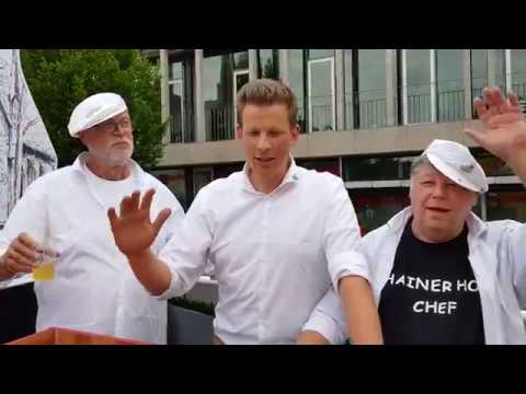 Hessentag in Korbach 2018! 800 Jahre Sossenheim - Die Kerbeburschen Sossenheim mit ihrem Motivwagen