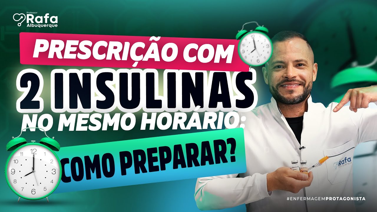 Como preparar a Insulina Regular e NPH NA PRÁTICA