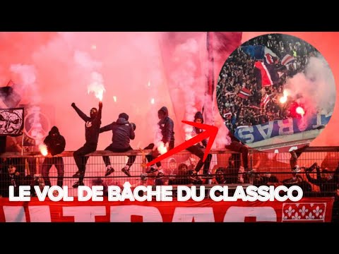 Le jour ou les ultras Parisiens ont volé la bâche des Marseillais PSG-OM