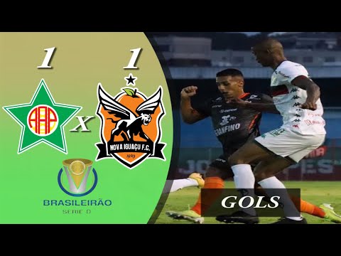 PORTUGUESA 1X1 NOVA IGUAÇU - 1 FASE - 5ª RODADA - BRASILEIRO SÉRIE D 2022