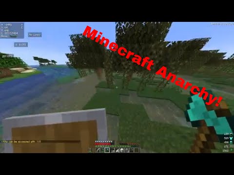 Minecraft Anarchy (No Commentary) Ep. 1:  Mining Session