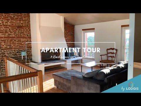 Apartment Tour // Furnished 3 Bedroom 66m2 in Toulouse – Ref : 5T522444