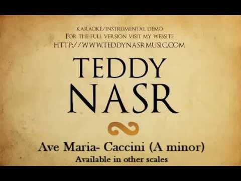 Instrumental / Karaoke - Ave Maria (Caccini) DEMO ( Teddy NASR )