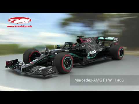 Thumbnail for ck-modelcars-video: George Russell Mercedes AMG F1 W11 #63 Sakhir GP Formel 1 2020 by Mercedes-AMG, video, Video car, Video cars, Car, vide