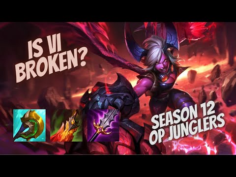 HOW TO HARD CARRY WITH VI JUNGLE IN S12! BEST RUNES AND BUILD OP - LEAGUE OF LEGENDS
