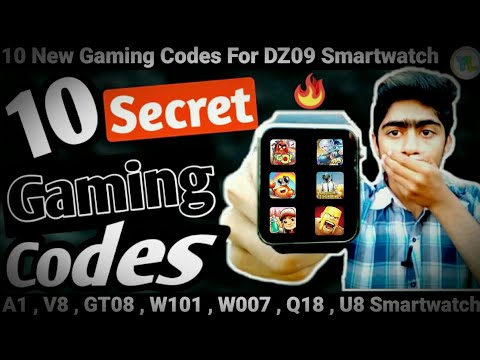 10 New Secret Gaming Codes For DZ09 Smartwatch | New Gaming Codes For Fake Smartwatches | You Look