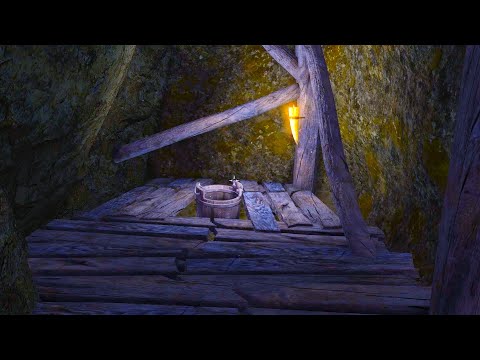 Civilized toilet in Skyrim (Embershard Mine)