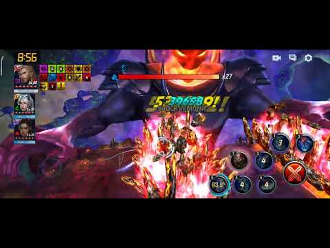 Marvel Future Fight - T4 Thor - Dormammu GBR Solo - Ctp of Rage - 141 seconds