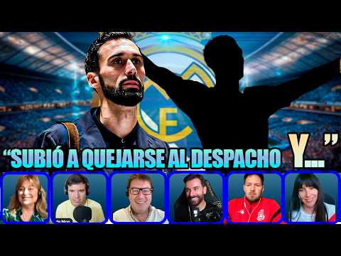 UN JUGADOR DEL REAL MADRID SUBIÓ AL DESPACHO DE ARBELOA A QUEJARSE