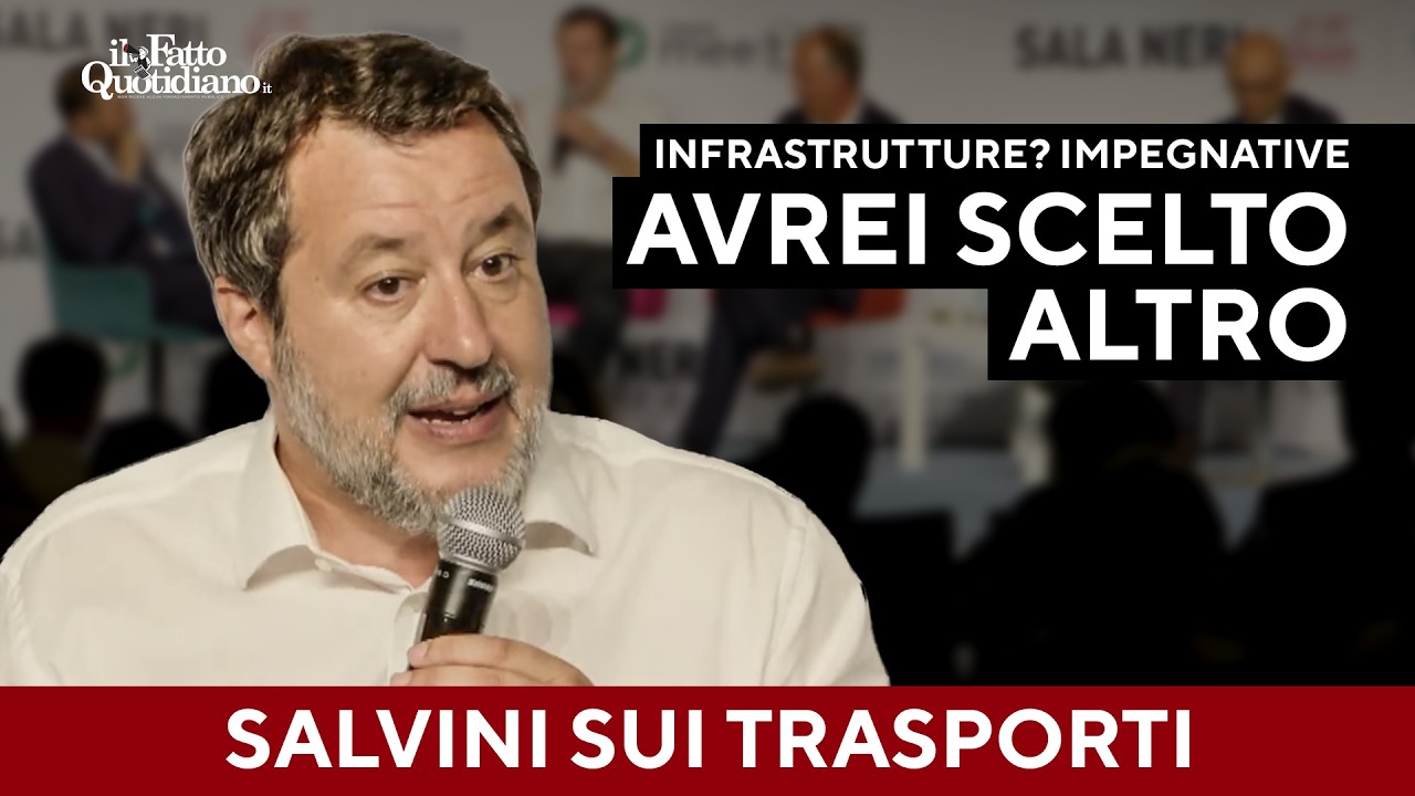 Salvini sfoggia lungimiranza al Meeting di Rimini: “Fra 30 anni chi userà i cantieri di oggi?”