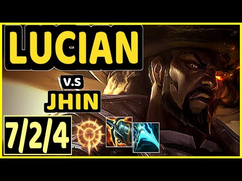 LUCIAN vs JHIN - 7/2/4 KDA BOTTOM ADC GAMEPLAY - BR Ranked MASTER