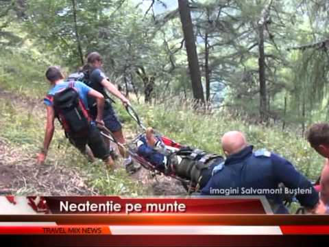 Neatenţie pe munte – VIDEO