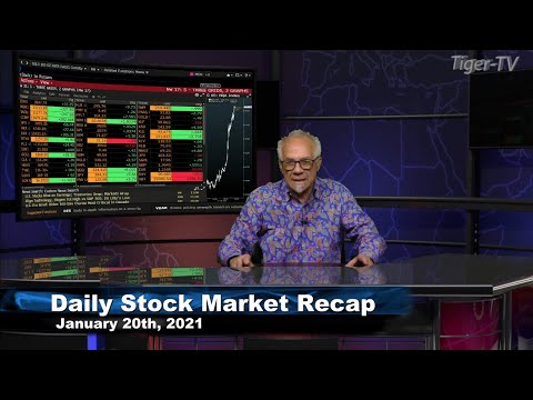 January 20th, Daily Stock Market Recap with Tom O'Brien - 2021