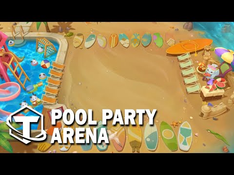 Pool Party Arena Animation Preview (Golden Spatula) - Teamfight Tactics