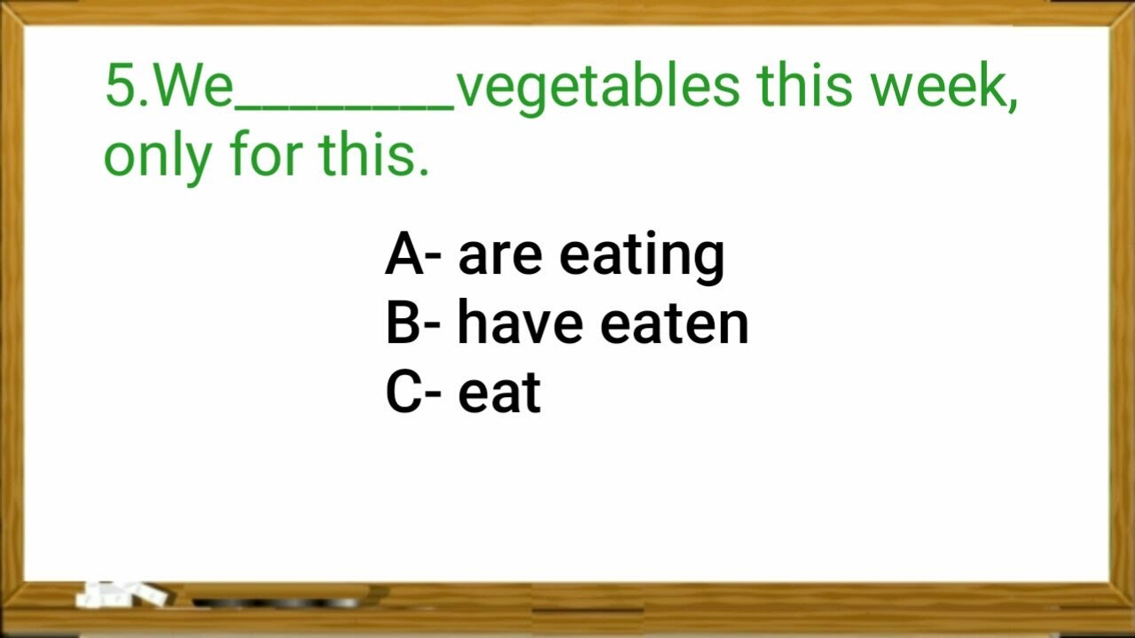 present simple vs present continuous vs present perfect - quiz - exercises - test - answers
