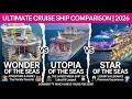 Utopia of the Seas vs Wonder of the Seas vs Star of the Seas | Ultimate Cruise Ship Comparison 2026