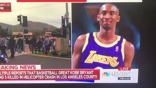 MSNBC reporter Alison Morris calls Kobe Bryant a N***er On LIVE TV
