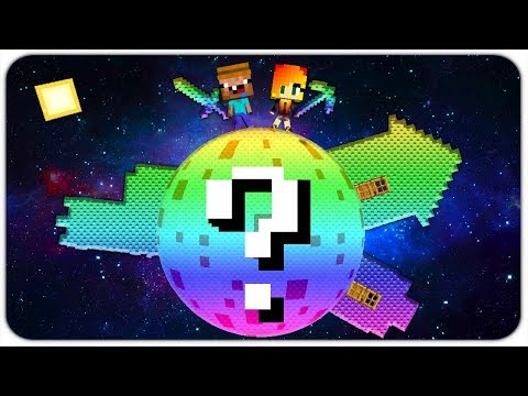 КАК ВЫЖИТЬ НУБУ и ДЕВУШКЕ на РАДУЖНОЙ ПЛАНЕТЕ в МАЙНКРАФТ?