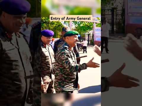 Entry Of Indian Army General || Military Police | #indianarmy #motivation #general #ima #nda #shorts