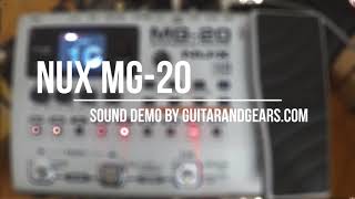 Video thumbnail for [guitarandgears.com] Demo NUX MG-20 (Sound direct to mixer, no amp needed) by EZtones