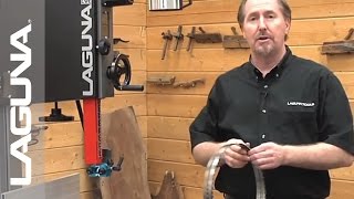 1412 Bandsaw Blade Installation - Part 8 of 14 - Laguna Tools