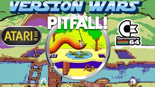Version Wars - Pitfall - Atari 8bit V Commodore 64