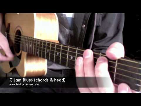 C Jam Blues easy guitar tutorial