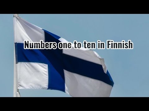 Numbers 1 to 10 in Finnish Language